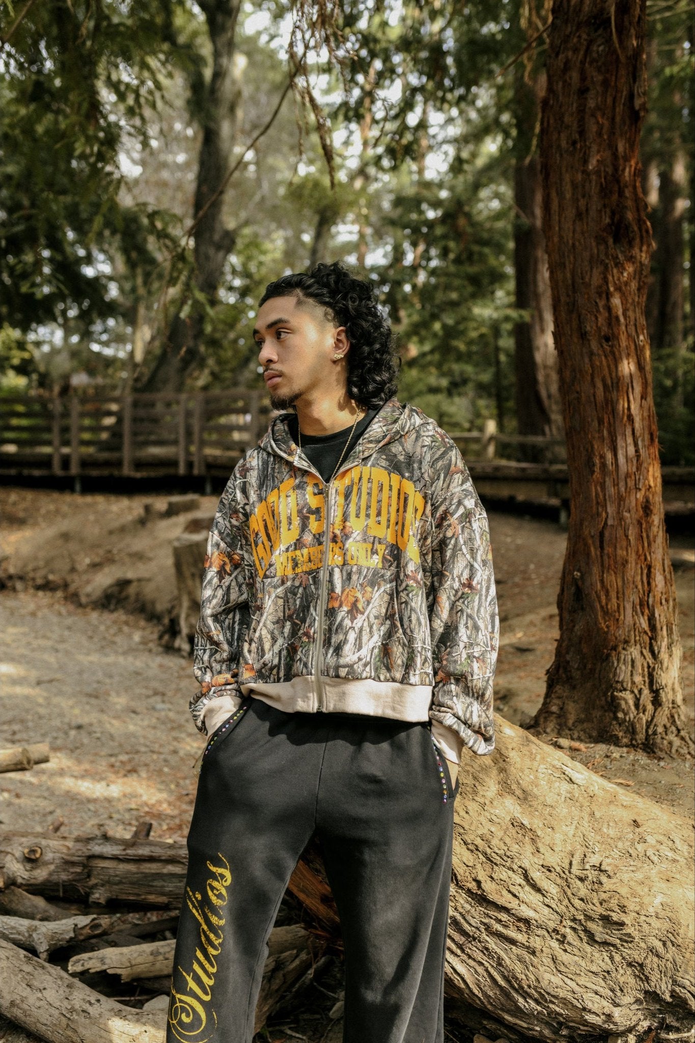 GOOD STUDIOS TREE CAMO ZIPUP