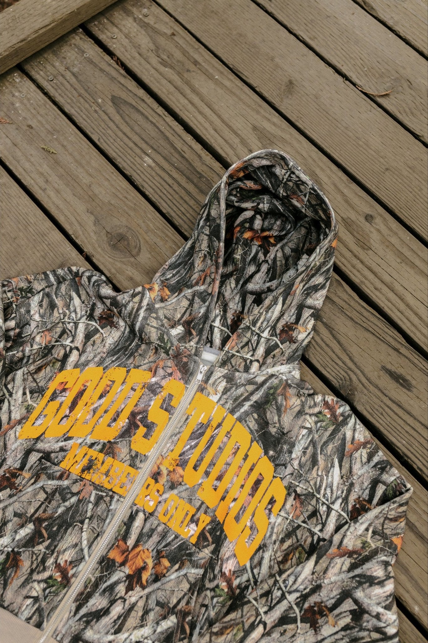 GOOD STUDIOS TREE CAMO ZIPUP